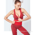 sexty exercise outfit for ladies hollow out